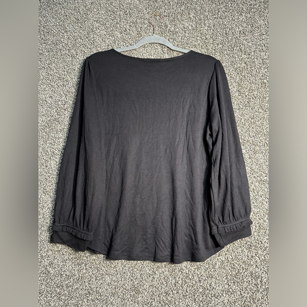 NWT LC Lauren Conrad Cuffed Sleeve Tee Size XL - Picture 4 of 8